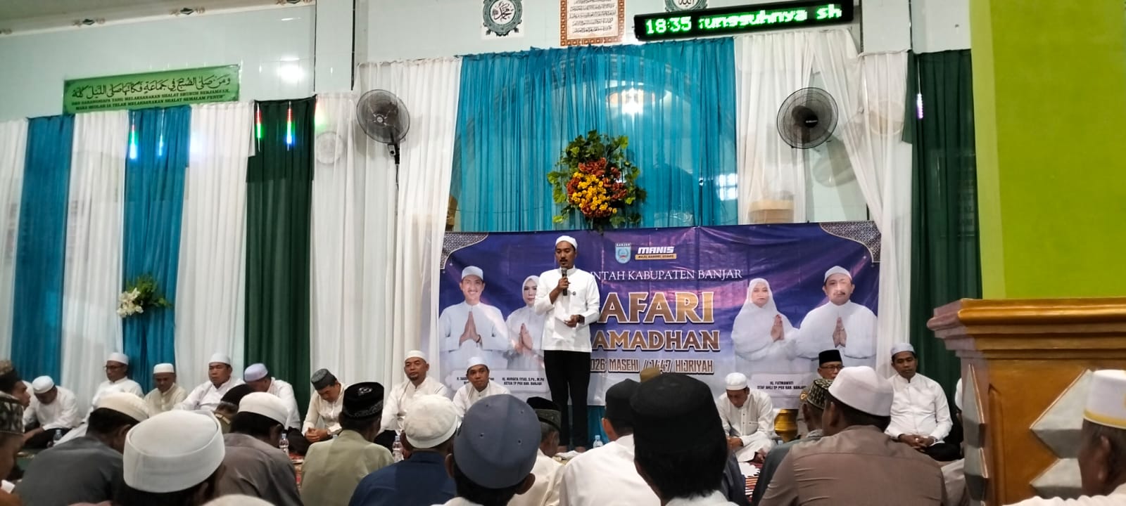 Pererat Silaturahmi, Sekretaris Desa dan Ketua BPD Ikuti Safari Ramadhan yang Dihadiri Oleh Bupati 